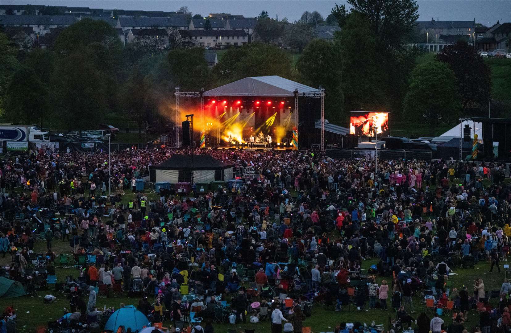 Chris Slade Timeline Band played at the end of the two-day festival. Picture: Daniel Forsyth.