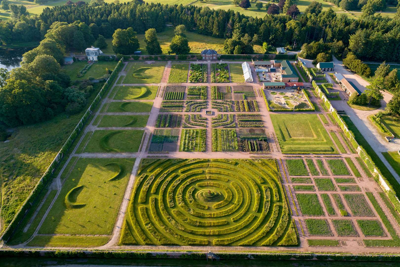 Gordon Castle’s Walled Garden. Picture: Ed Bollom