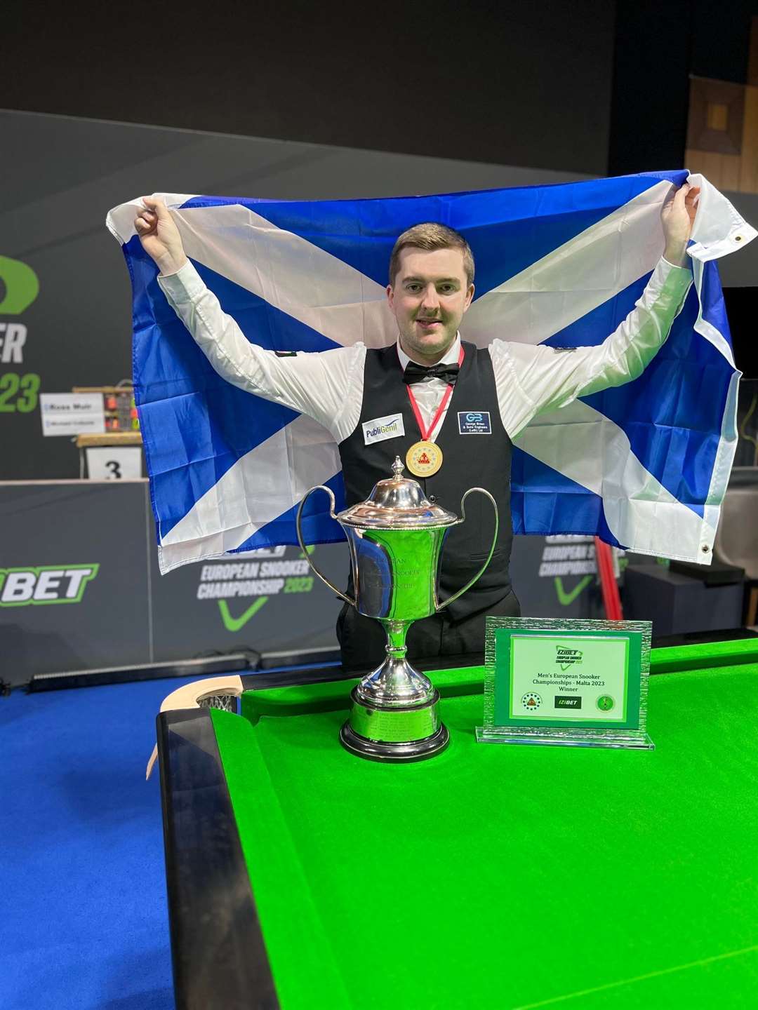 Ross Muir won last year's European Amateur Championships. X