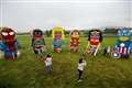 Hay bale superheroes pay tribute to NHS workers during pandemic