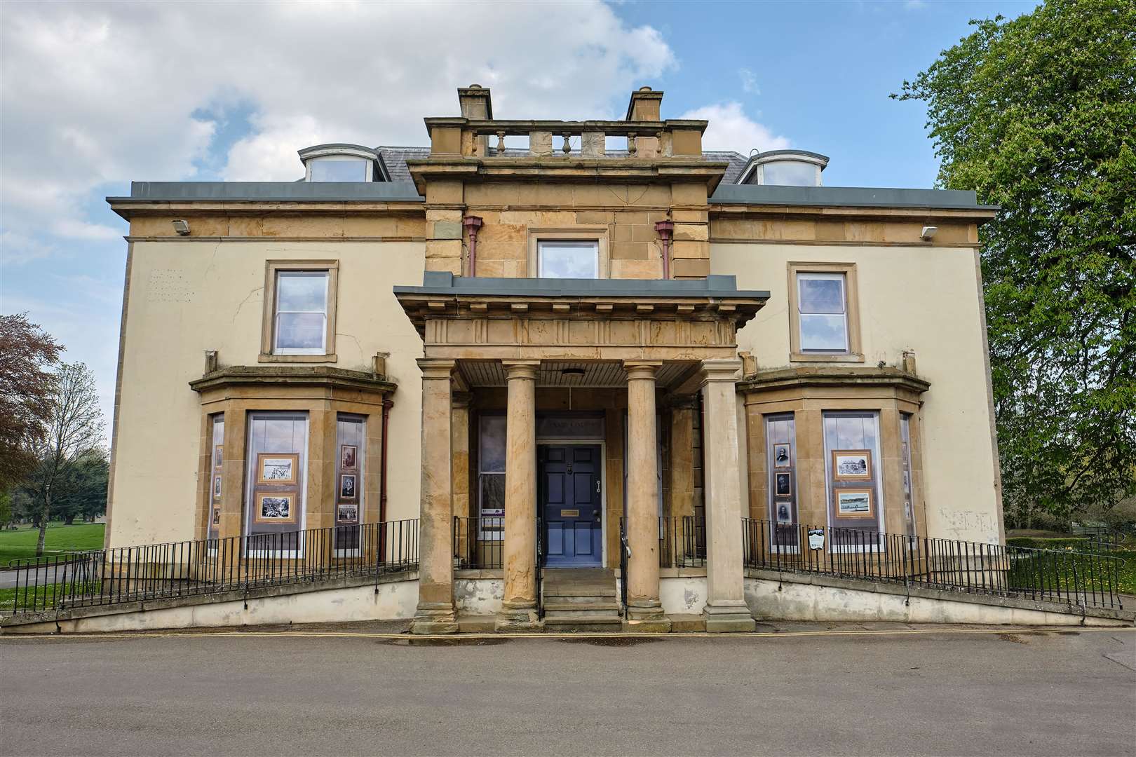 Grant Lodge in Elgin's Cooper Park.