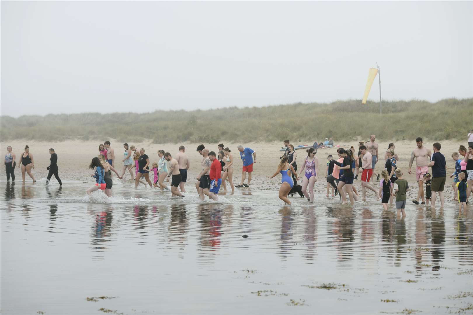 Heading into the water. Picture: Beth Taylor.