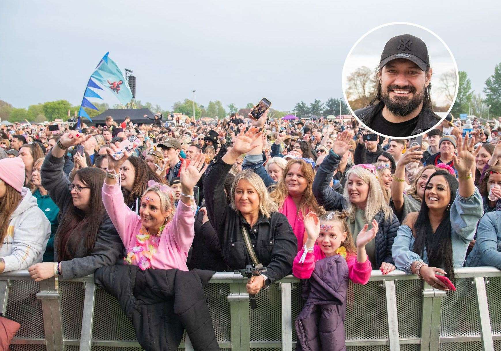 Organiser Andy Macdonald (inset) loved the third edition of MacMoray Festival. Pictures: Daniel Forsyth