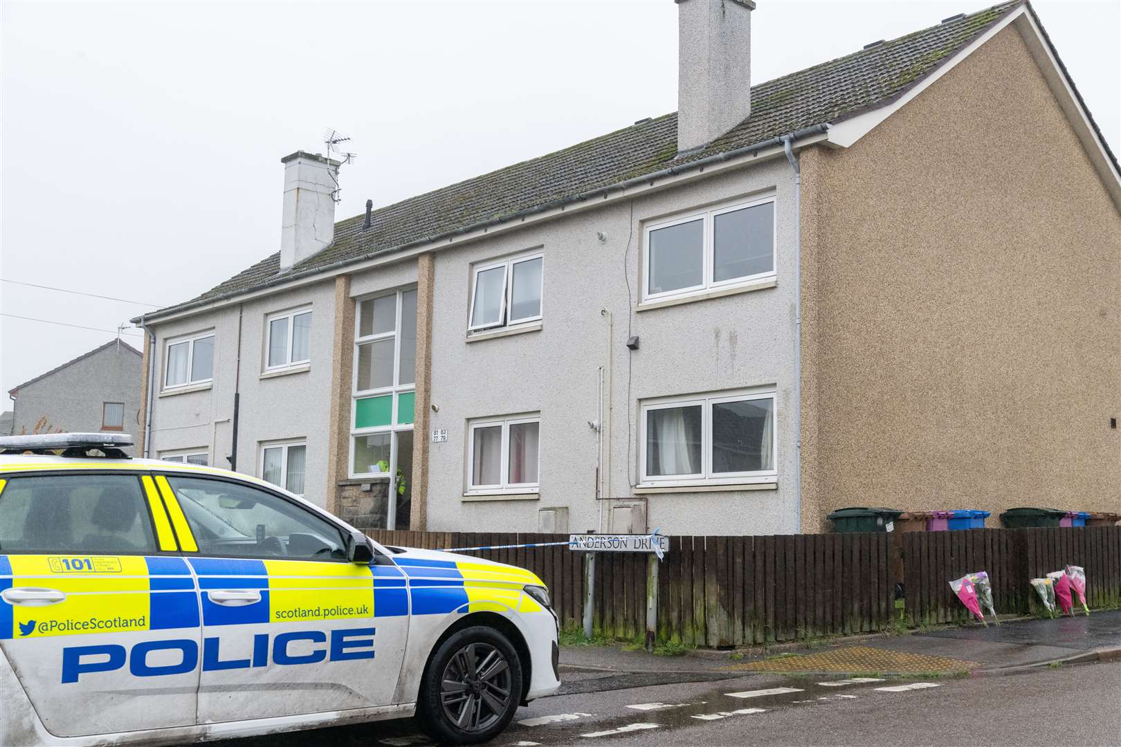 Officers were called to the property in New Elgin at around 7.20pm on November 16. Picture: Beth Taylor