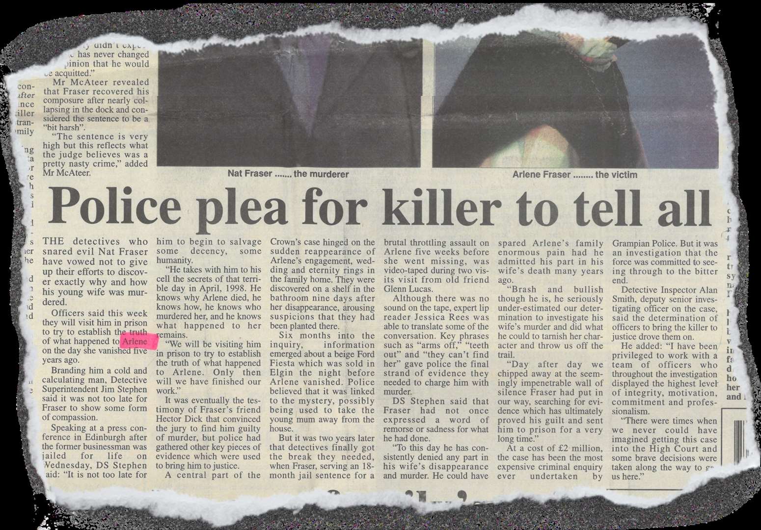 This story appeared in the Northern Scot, January 31, 2003...Picture: Northern Scot