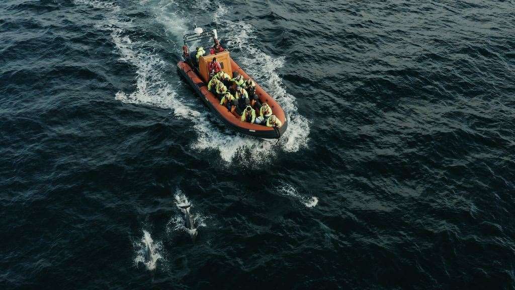 Taking a group out to sea.