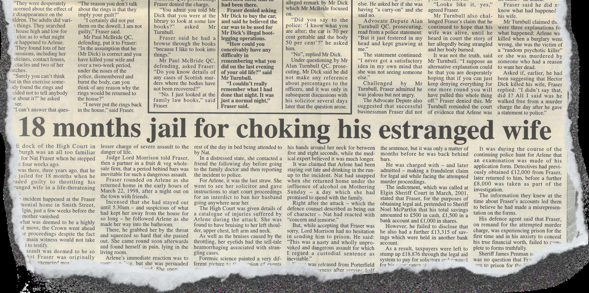 This story appeared in the Northern Scot, January 31, 2003...Picture: Northern Scot