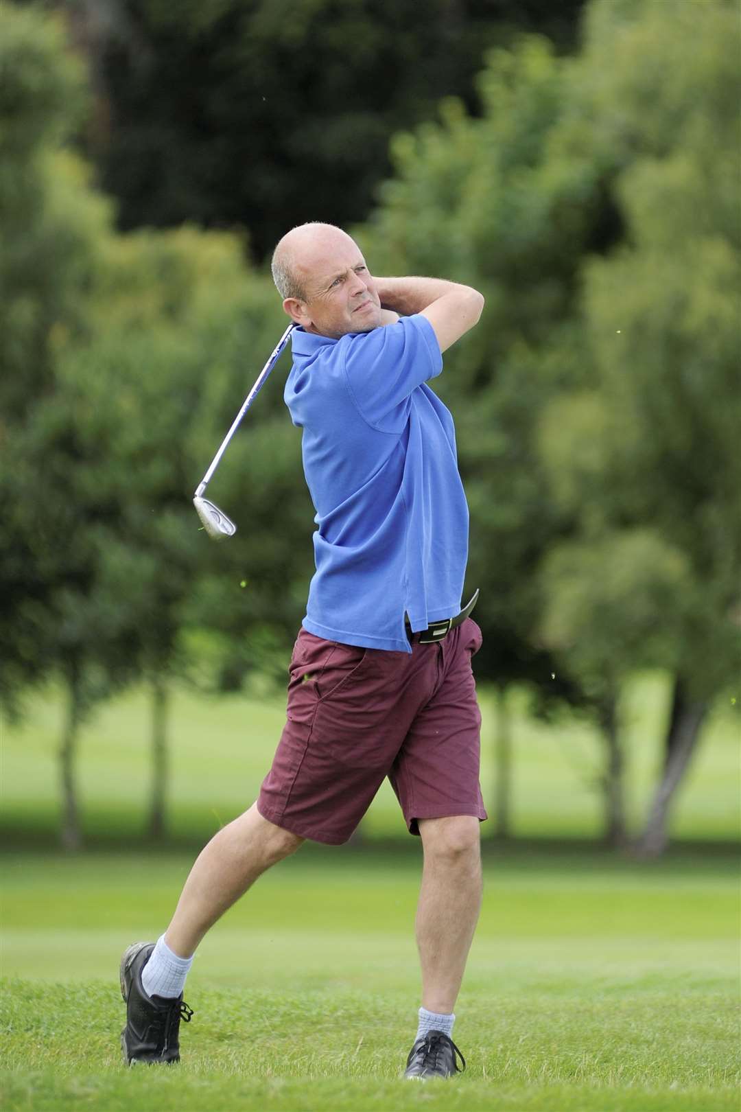 Hopeman's Graham McKenzie had a hole-in-one. Picture: Daniel Forsyth.