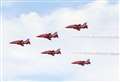 PICTURES: Red Arrows fly high on visit to Moray