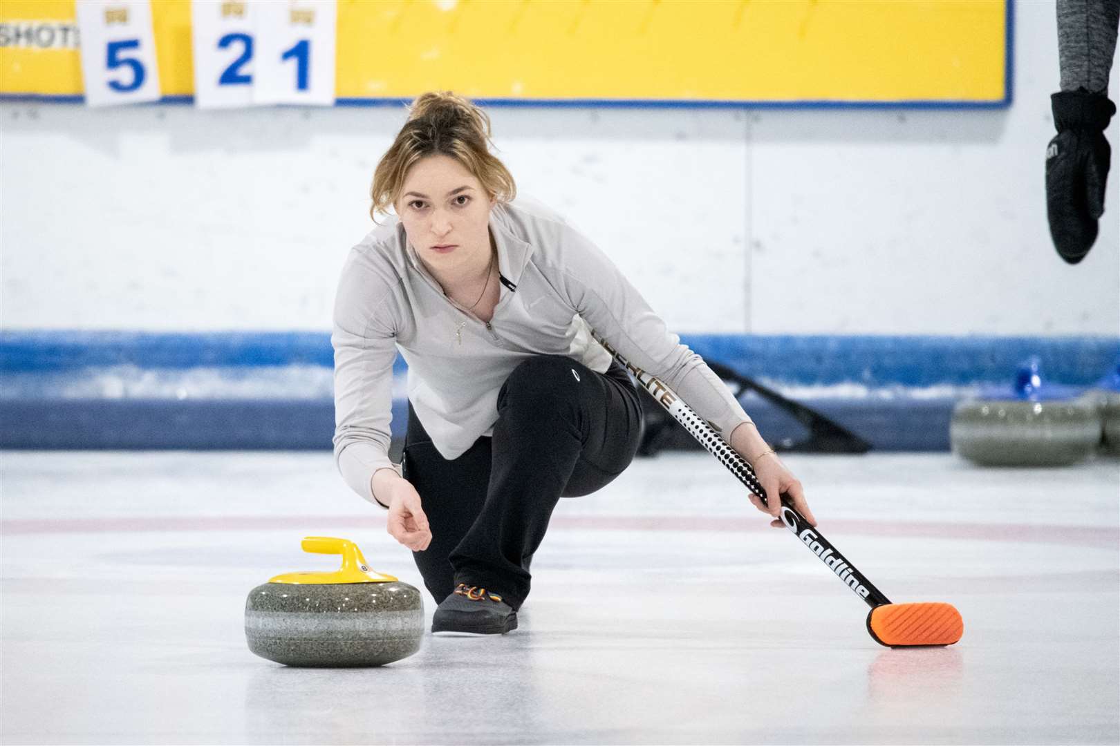Rachel MacRae.14th annual Moray International Bonspiel - held at Moray Leisure Centre. Picture: Daniel Forsyth.