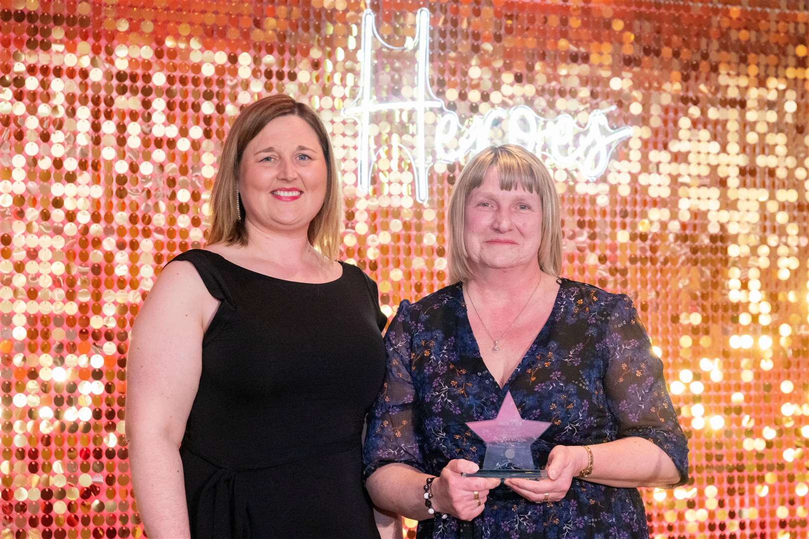 The first winners of School of the Year award sponsored by Moray Ultrasound and presented by Helen Smith of Byres Farm was Findochty Primary School. Picture: Beth Taylor