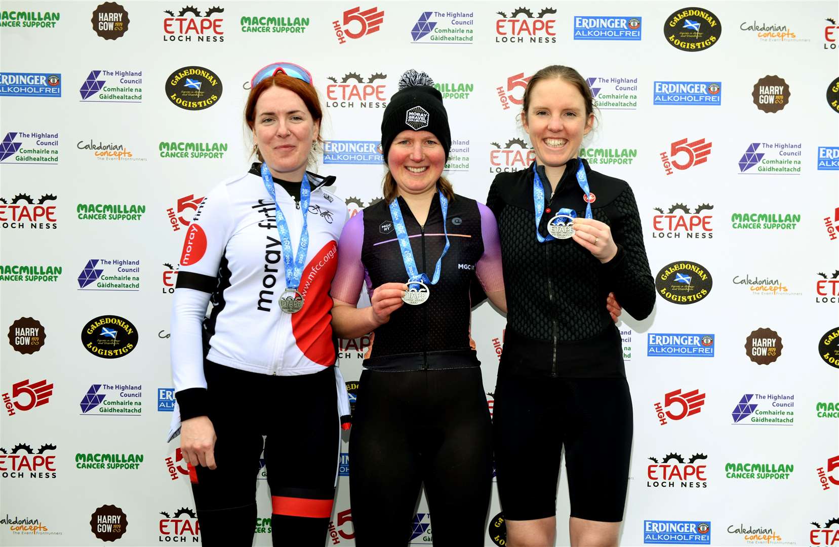 Martha Gates, Natalie Munro and Charlotte Dewdney. Picture: James Mackenzie