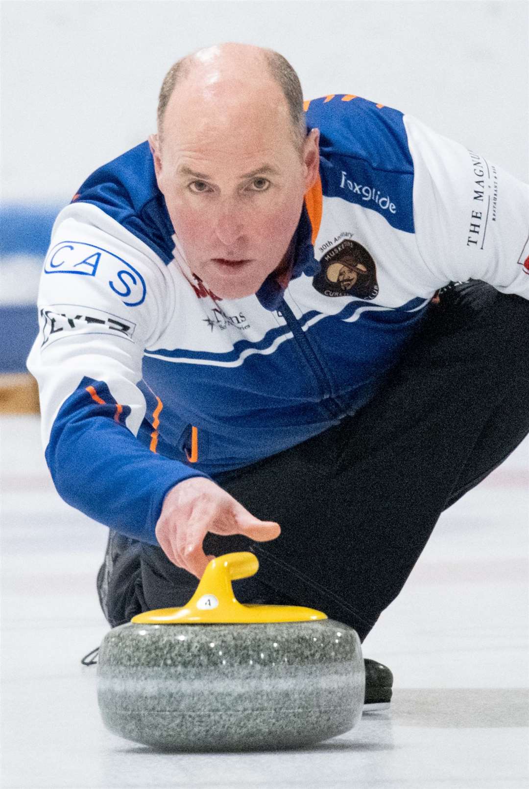 Stephen Rankin. 14th annual Moray International Bonspiel - held at Moray Leisure Centre. Picture: Daniel Forsyth.