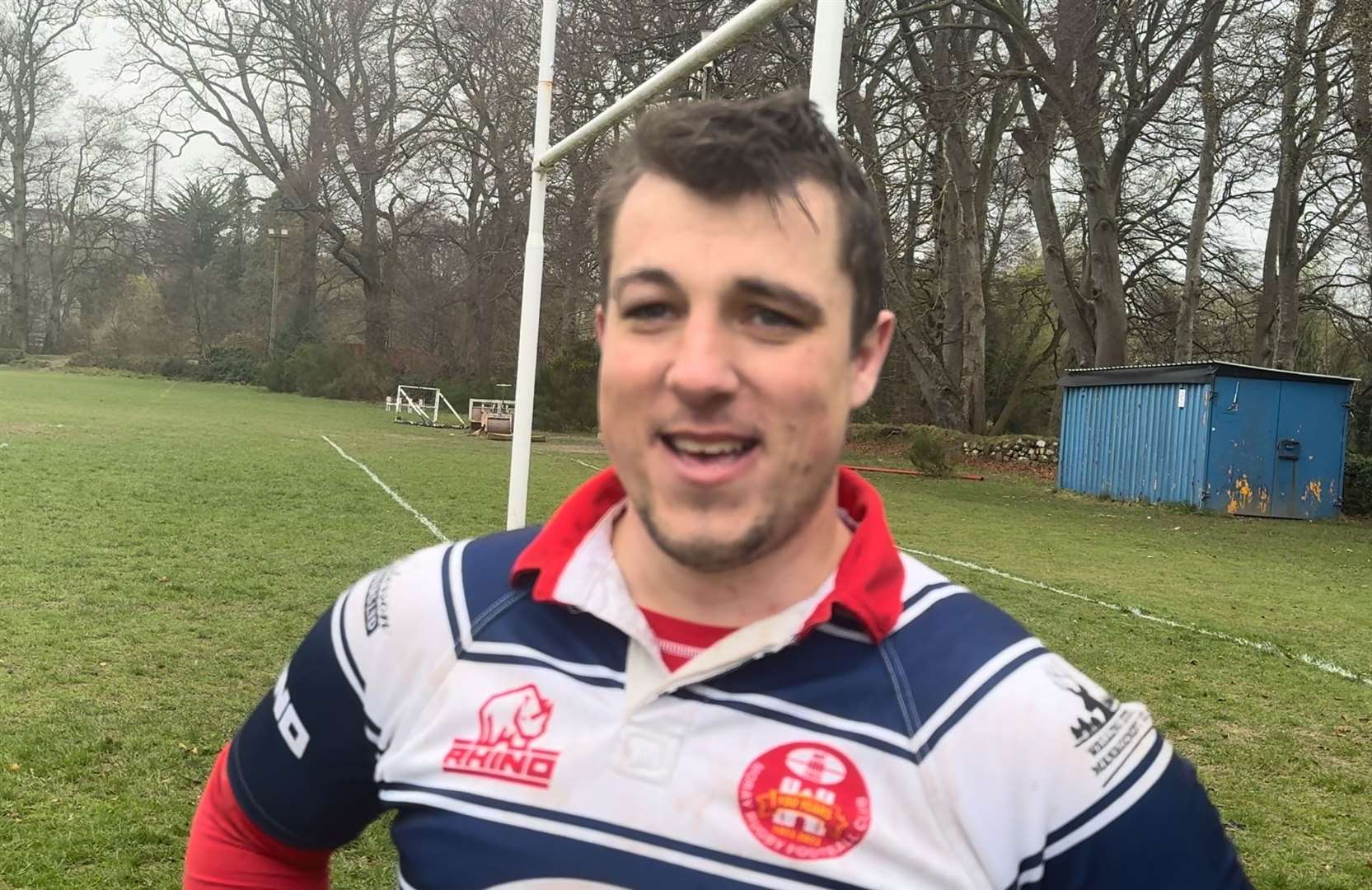 Moray Rugby Club head coach Cameron Hughes.