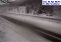 Snow causes motoring delays across the Highlands