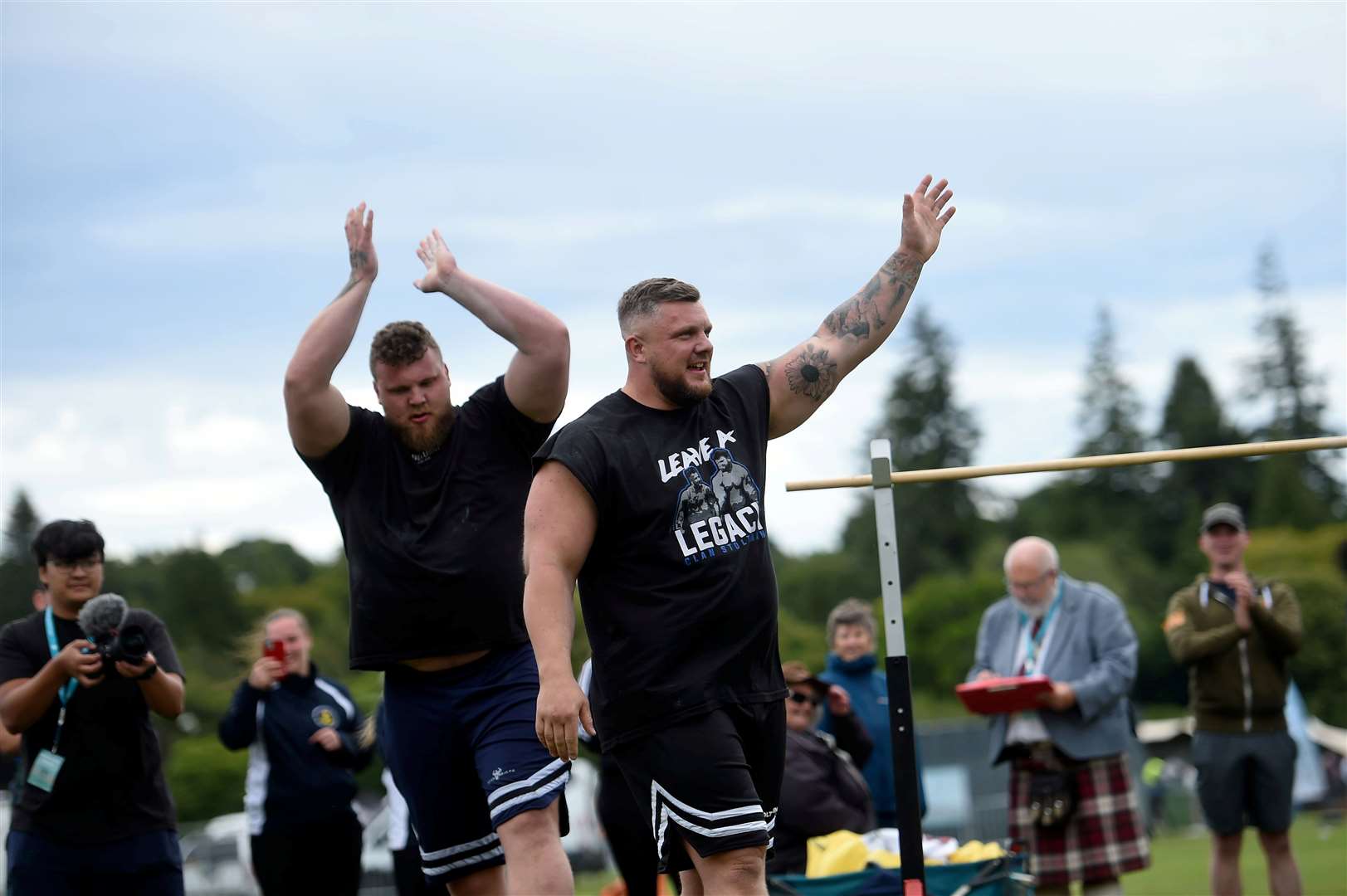 Tom (left) and Luke Stoltman. Picture: Callum Mackay