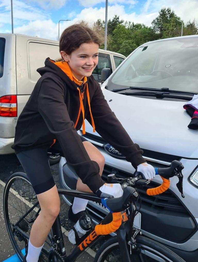 The bonspiel raised money for Moray cyclist Ava Luce towards gaining a professional sporting career.
