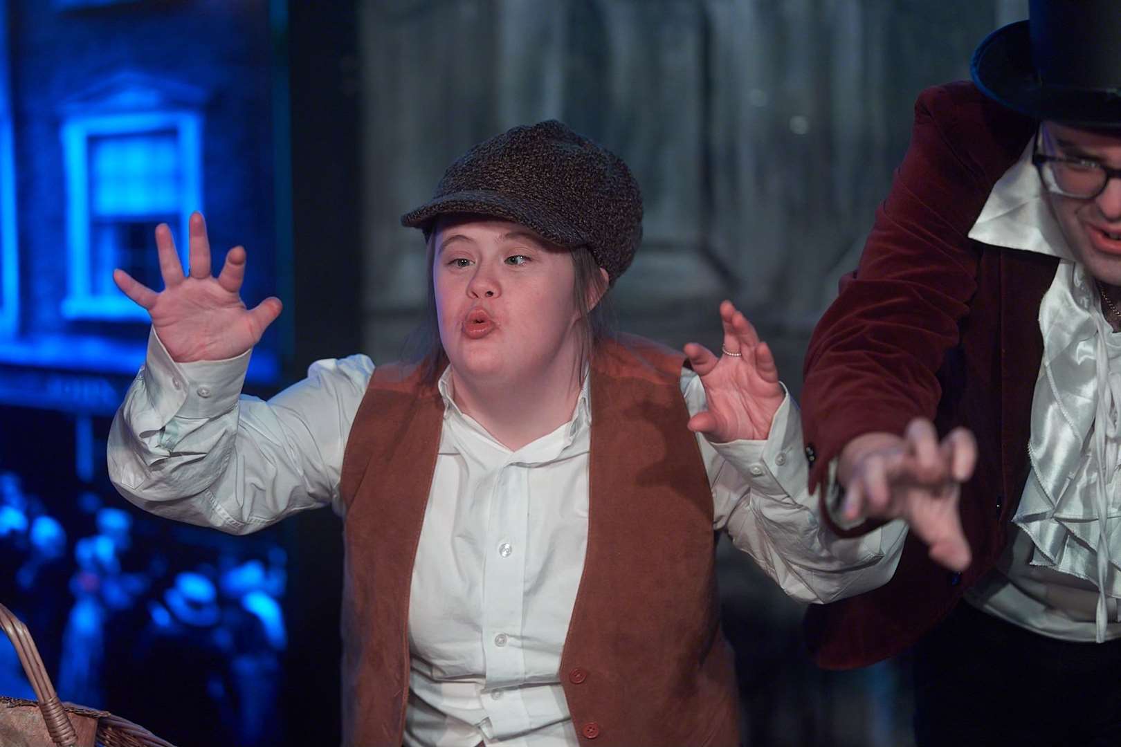 Emily Loveland as Tiny Tim.