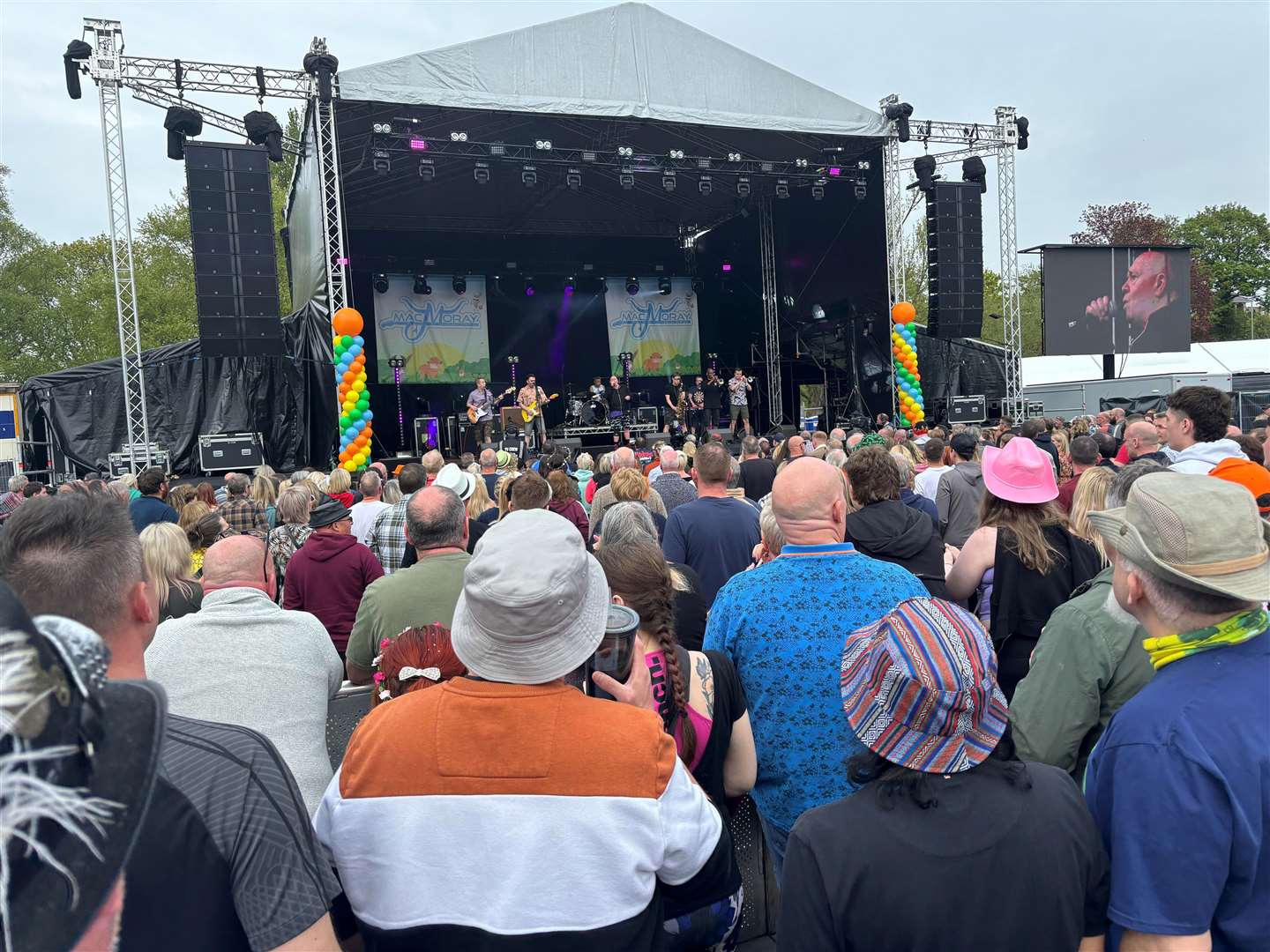 Bad Manners on stage at MacMoray.
