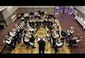 Elgin City Band warming up for Christmas
