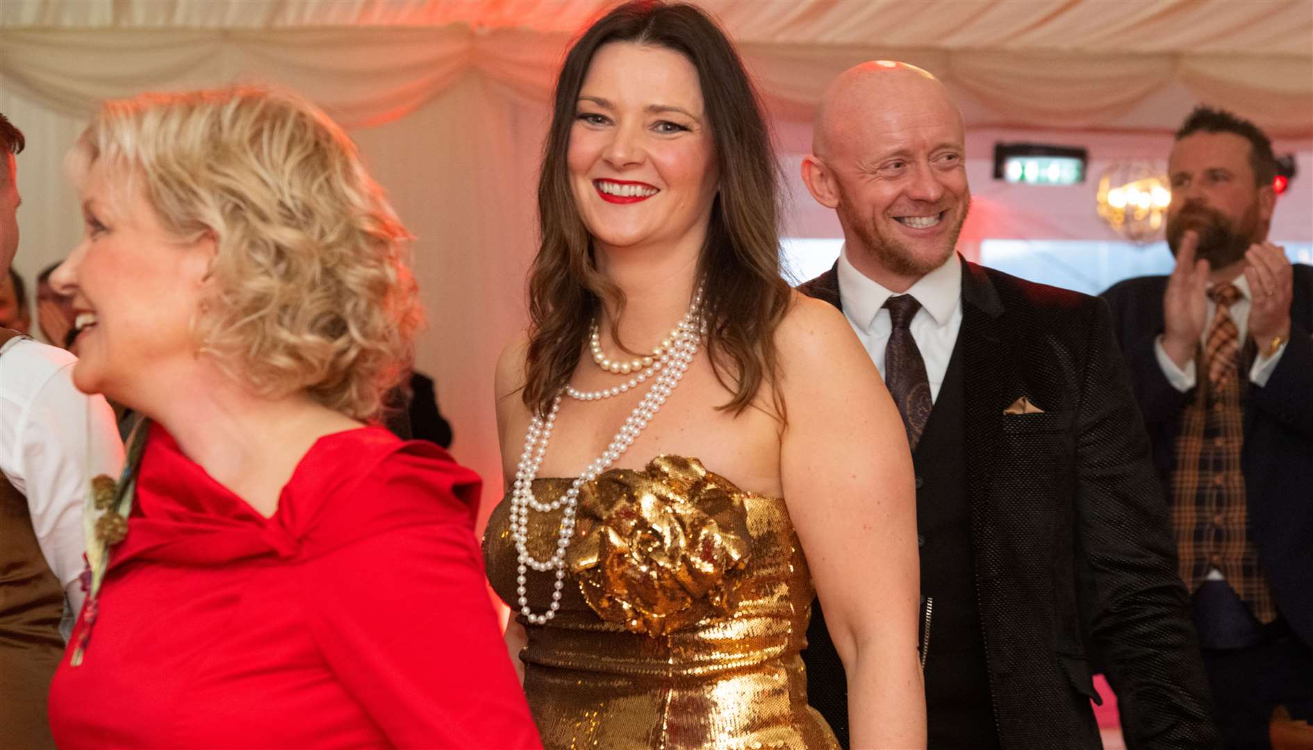 A golden smile from Laura McNeil.Picture: Beth Taylor