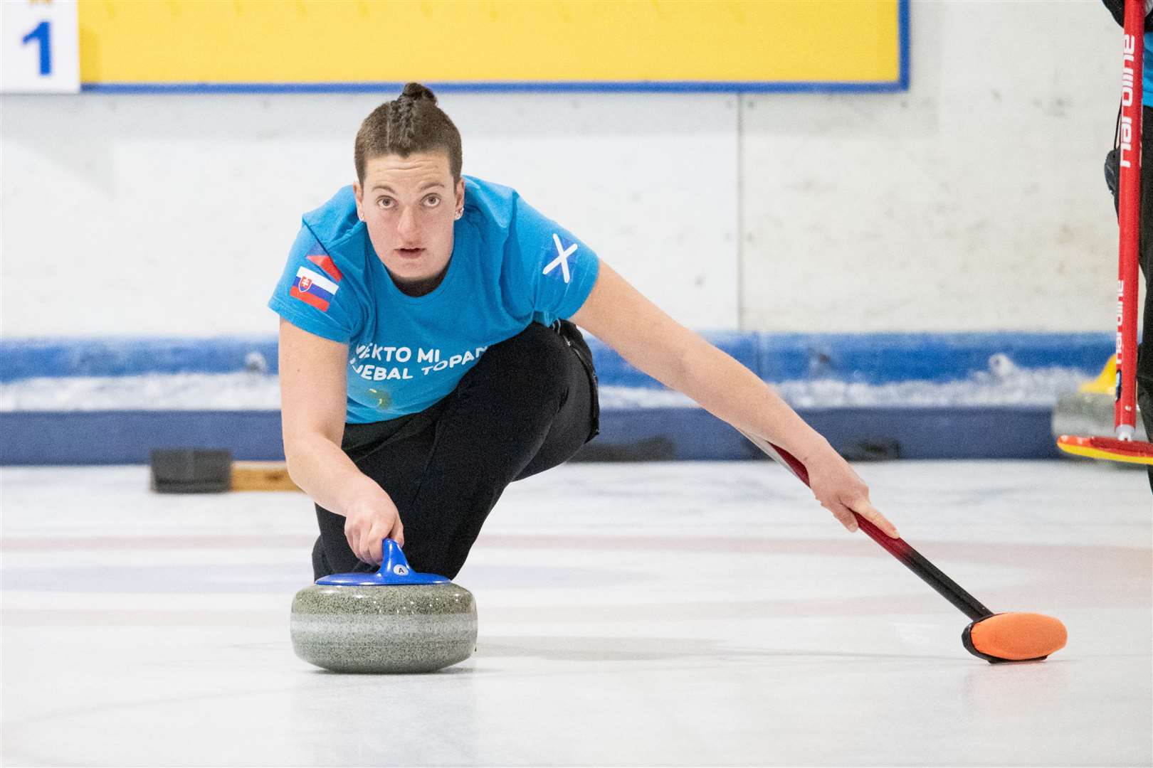 Anna Pětová.14th annual Moray International Bonspiel - held at Moray Leisure Centre. Picture: Daniel Forsyth.
