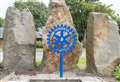 Moray town has a stunning blue roundel as thanks for community efforts